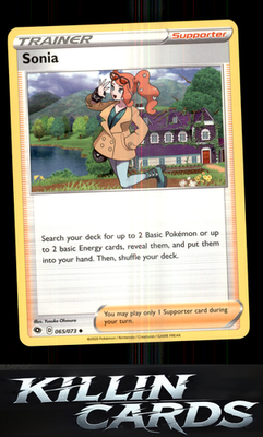 Sonia 65/73 Pokemon Uncommon Champion's Path Card NM