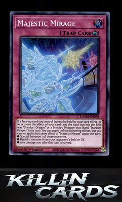 Majestic Mirage DAMA-EN070 YuGiOh Super Rare Dawn of Majesty Card NM