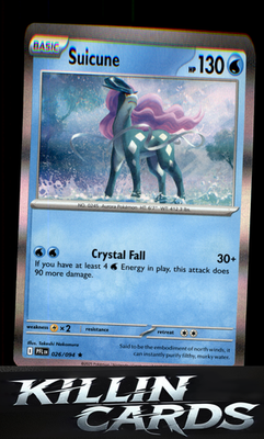 Suicune 026/094 Pokemon Rare ME02: Phantasmal Flames Card NM
