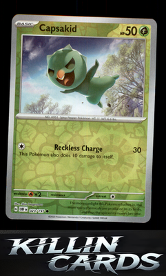 Reverse Holofoil Capsakid - 023/197 023/197 Pokemon Common SV03: Obsidian Flames