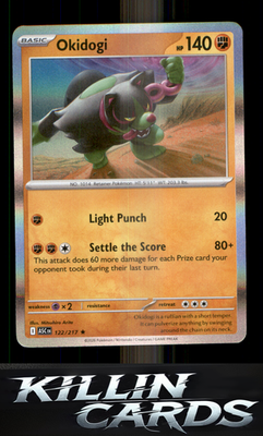 Okidogi 122/217 Pokemon Rare ME: Ascended Heroes Card NM