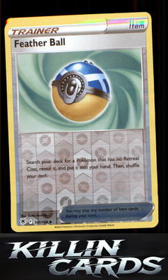 Reverse Holofoil Feather Ball 141/189 Pokemon Uncommon SWSH10: Astral Radiance C