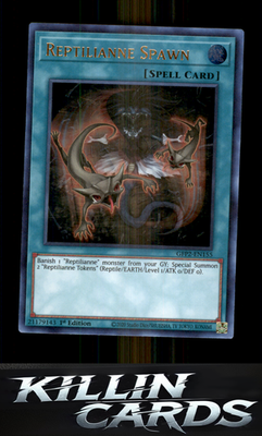 1st Edition Reptilianne Spawn GFP2-EN155 YuGiOh Ultra Rare Ghosts From the Past: