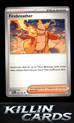 Firebreather - 089/094 089/094 Pokemon Uncommon ME02: Phantasmal Flames Card NM