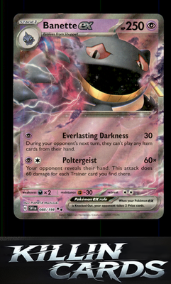 Banette ex - 088/198 088/198 Pokemon Double Rare SV01: Scarlet & Violet Base Set