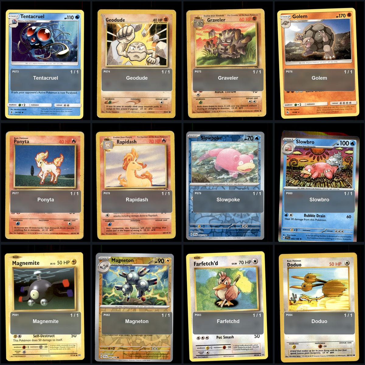 Pokemon TCG Generation 1 Kanto Pokemon Pokedex Set 151 Cards Collection