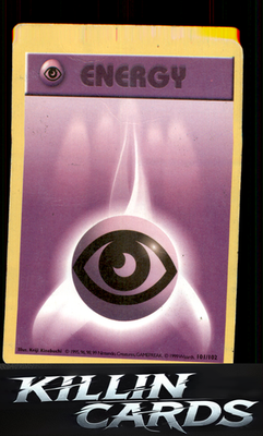 Psychic Energy 101/102 Pokemon Common Base Set (Shadowless) Card DM