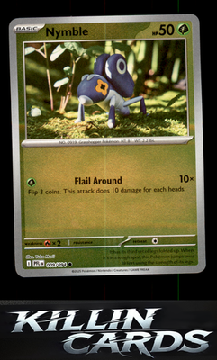 Reverse Holofoil Nymble - 009/094 009/094 Pokemon Common ME02: Phantasmal Flames
