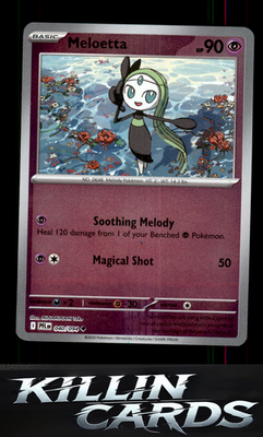 Reverse Holofoil Meloetta 040/094 Pokemon Uncommon ME02: Phantasmal Flames Card