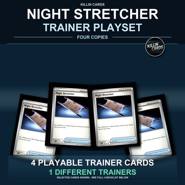 Pokemon TCG Night Stretcher Trainer Card Playset 4 Cards