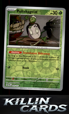 Reverse Holofoil Poltchageist - 020/167 020/167 Pokemon Common SV06: Twilight Ma