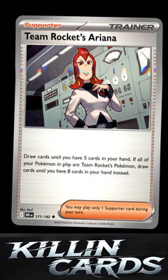 Team Rocket's Ariana - 171/182 171/182 Pokemon Uncommon SV10: Destined Rivals Ca