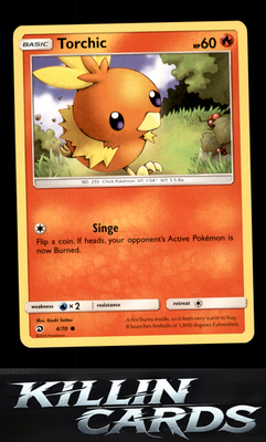 Torchic 4/70 Pokemon Common Dragon Majesty Card NM