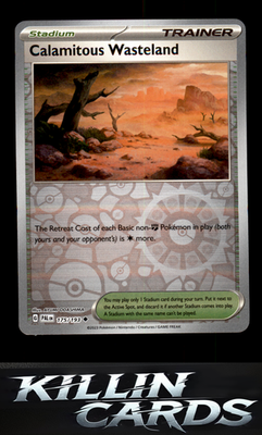 Reverse Holofoil Calamitous Wasteland 175/193 Pokemon Uncommon SV02: Paldea Evol