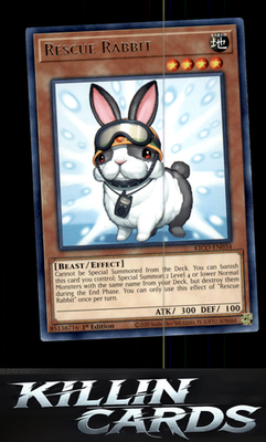1st Edition Rescue Rabbit (CR) KICO-EN034 YuGiOh Collector's Rare King's Court C