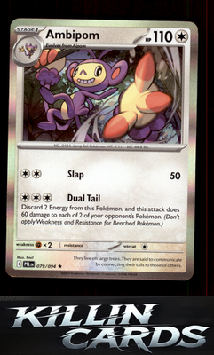 Ambipom - 079/094 079/094 Pokemon Rare ME02: Phantasmal Flames Card NM