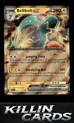 Bellibolt ex - 079/193 079/193 Pokemon Double Rare SV02: Paldea Evolved Card NM