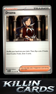 Drasna - 173/191 173/191 Pokemon Common SV08: Surging Sparks Card NM