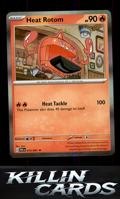 Heat Rotom 013/091 Pokemon Rare SV: Paldean Fates Card NM