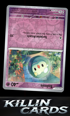 Reverse Holofoil Solosis 070/162 Pokemon Common SV05: Temporal Forces Card NM