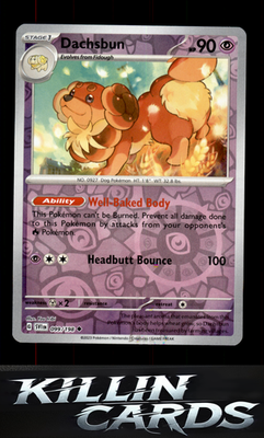 Reverse Holofoil Dachsbun 099/198 Pokemon Uncommon SV01: Scarlet & Violet Base S
