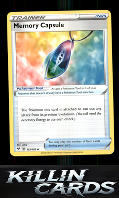 Memory Capsule 155/185 Pokemon Uncommon SWSH04: Vivid Voltage Card NM