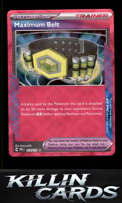 Maximum Belt 117/131 Pokemon ACE SPEC Rare SV: Prismatic Evolutions Card NM
