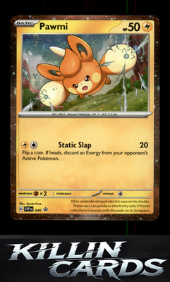 Pawmi - 040 (Cosmos Holo) 040 Pokemon Promo SV: Scarlet & Violet Promo Cards Car