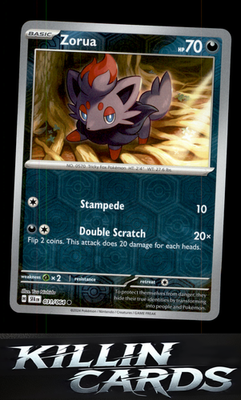 Reverse Holofoil Zorua - 031/064 031/064 Pokemon Common SV: Shrouded Fable Card