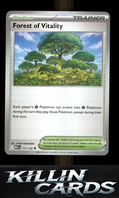 Forest of Vitality 117/132 Pokemon Uncommon ME01: Mega Evolution Card NM