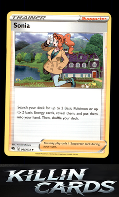 Sonia 65/73 Pokemon Uncommon Champion's Path Card NM
