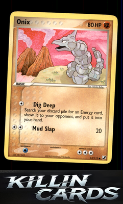 Onix 65/115 Pokemon Common Unseen Forces Card LP