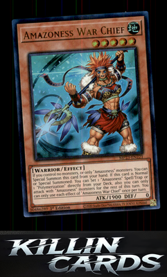 1st Edition Amazoness War Chief MP23-EN221 YuGiOh Ultra Rare 25th Anniversary Ti