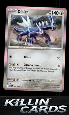 Dialga 095/132 Pokemon Rare ME01: Mega Evolution Card NM