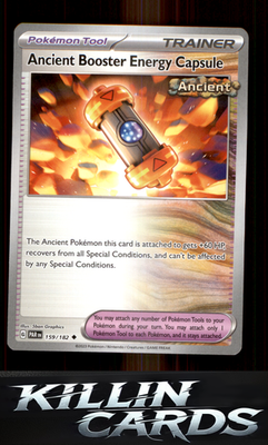 Ancient Booster Energy Capsule 159/182 Pokemon Uncommon SV04: Paradox Rift Card