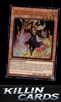 1st Edition Zalamander Catalyzer MP23-EN216 YuGiOh Ultra Rare 25th Anniversary T