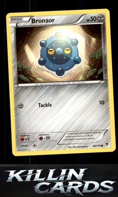 Bronzor 60/119 Pokemon Common XY - Phantom Forces Card NM