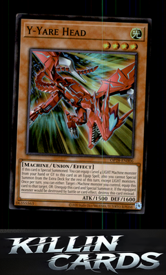 Y-Yare Head OP28-EN006 YuGiOh Super Rare OTS Tournament Pack 28 Card NM