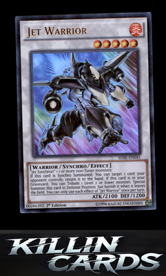 1st Edition Jet Warrior SDSE-EN041 YuGiOh Ultra Rare Structure Deck: Synchron Ex