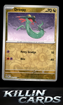 Reverse Holofoil Dreepy 071/131 Pokemon Common SV: Prismatic Evolutions Card NM