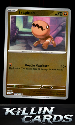 Reverse Holofoil Trapinch 051/094 Pokemon Common ME02: Phantasmal Flames Card NM
