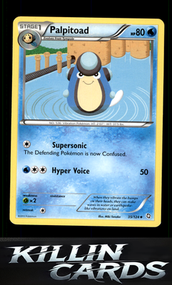 Palpitoad 35/124 Pokemon Uncommon Dragons Exalted Card LP