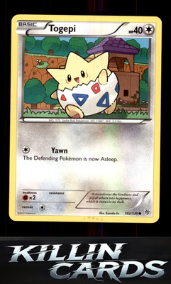 Togepi 102/135 Pokemon Common Plasma Storm Card LP