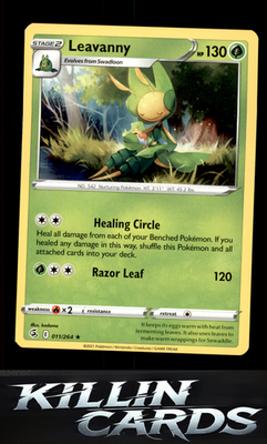 Leavanny 011/264 Pokemon Rare SWSH08: Fusion Strike Card NM