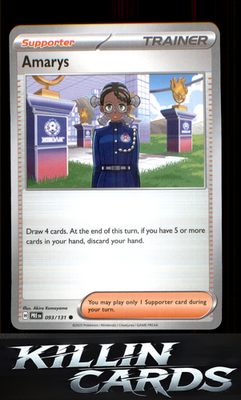 Amarys - 093/131 093/131 Pokemon Common SV: Prismatic Evolutions Card NM