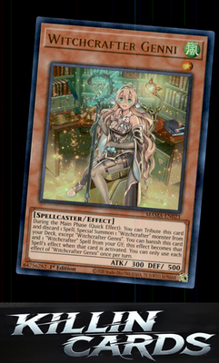 Witchcrafter Genni MAMA-EN023 YuGiOh Ultra Rare Magnificent Mavens Card NM
