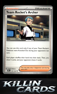 Team Rocket's Archer - 170/182 170/182 Pokemon Uncommon SV10: Destined Rivals Ca