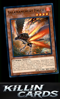 1st Edition Salamangreat Falco SDSB-EN009 YuGiOh Common Structure Deck: Soulburn