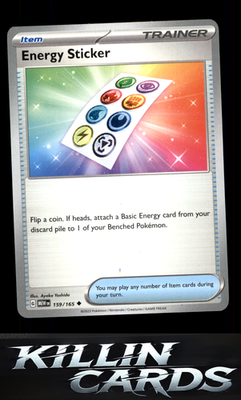 Energy Sticker 159/165 Pokemon Uncommon SV: Scarlet & Violet 151 Card NM