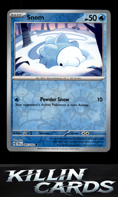 Reverse Holofoil Snom - 045/162 045/162 Pokemon Common SV05: Temporal Forces Car